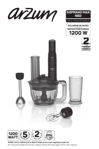 Manual Arzum AR 1187 Hand Blender
