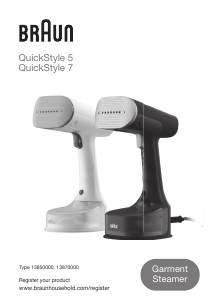 Bruksanvisning Braun GS 7088 CP QuickStyle 7 Handhållen steamer