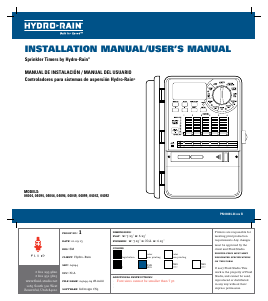 Manual de uso Hydro-Rain 04049 Contador de agua