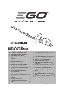 Bruksanvisning EGO HT6510E Häcksax
