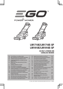 Руководство EGO LM1912E Газонокосилка