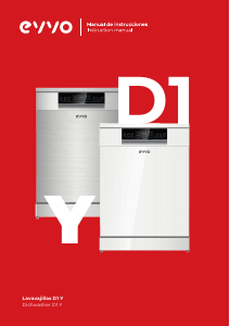 Manual EVVO D1Y Máquina de lavar louça