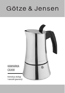 Instrukcja Götze & Jensen CA300 Ekspres do kawy