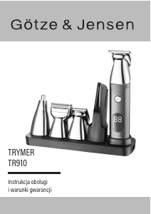Instrukcja Götze & Jensen TR910 Strzyżarka do włosów