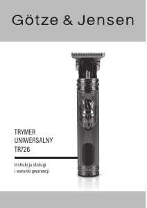 Instrukcja Götze & Jensen TR726 Strzyżarka do włosów