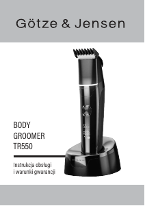 Instrukcja Götze & Jensen TR550 Strzyżarka do włosów