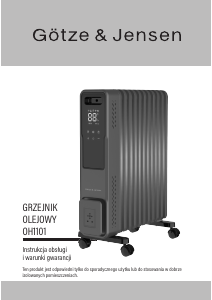 Instrukcja Götze & Jensen OH1101 Ogrzewacz
