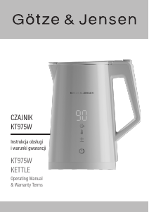 Instrukcja Götze & Jensen KT955W Czajnik