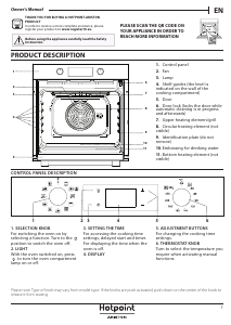 Bruksanvisning Hotpoint-Ariston HAO 458H X Ugn