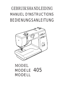 Handleiding Janome 405 Naaimachine