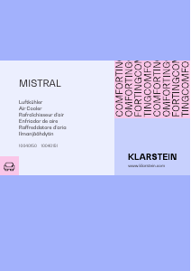 Mode d’emploi Klarstein 53040151 Mistral Climatiseur