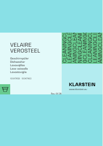 Handleiding Klarstein 10047459 Vaatwasser