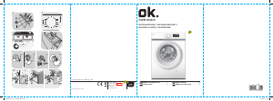 Bedienungsanleitung OK OWM 6146 D Waschmaschine