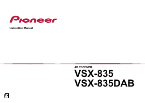 Manual Pioneer VSX-835DAB Receiver