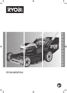 Руководство Ryobi RY36LMXSP53A Газонокосилка