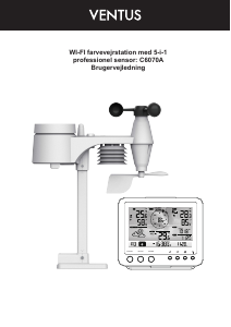 Brugsanvisning Ventus C6070A Vejrstation