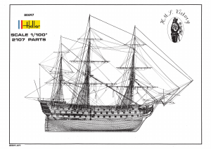 Manual Heller set 80897 Ships HMS Victory