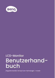Bedienungsanleitung BenQ GW2491 LCD monitor
