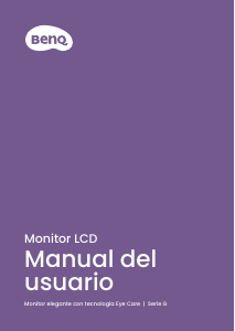 Manual de uso BenQ GW2791 Monitor de LCD