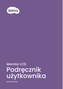 Instrukcja BenQ MA270S Monitor LCD