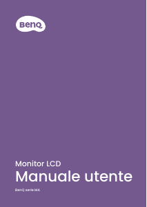 Manuale BenQ MA320U Monitor LCD