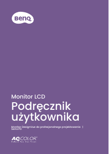 Instrukcja BenQ PD2706QN Monitor LCD