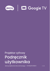 Instrukcja BenQ TK705i Projektor