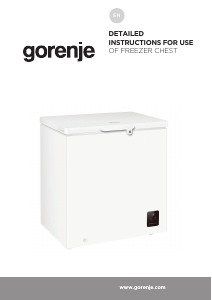 Manual Gorenje FH20E6W5 Freezer