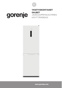 Käyttöohje Gorenje NRK619E6W4B Jääkaappipakastin