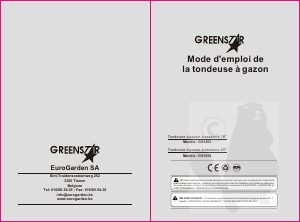 Mode d’emploi Greenstar GS1463 Tondeuse à gazon