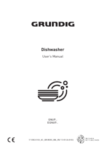 Bruksanvisning Grundig GNUP4530W Diskmaskin