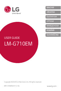 Priručnik LG LM-G710EM Mobilni telefon