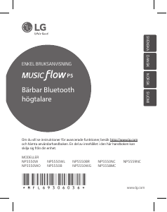 Brugsanvisning LG NP5550B Højttaler