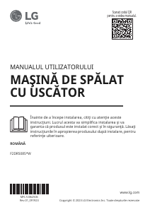 Manual LG F2DR508SWW Mașină de spalat cu uscator