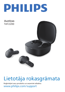 Rokasgrāmata Philips TAT2200BK Galvas tālrunis
