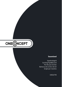 Manuale OneConcept 53026798 Sauenland Barbecue
