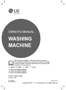 Manuale LG F14WM7LNO Lavatrice