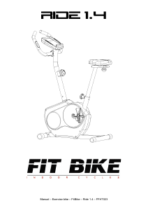 Mode d’emploi FitBike Ride 1.4 Vélo d’appartement