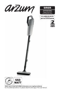 Manual Arzum AR 4098 Vacuum Cleaner