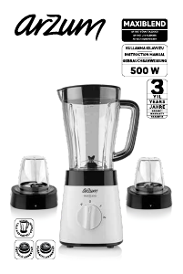 Manual Arzum AR 1057 Blender