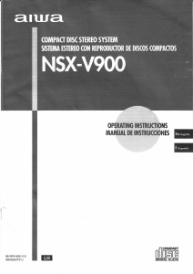 Manual Aiwa NSX-V900 Stereo-set