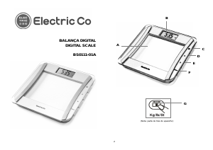 Manual Electric Co BS0111-01A Balança de cozinha