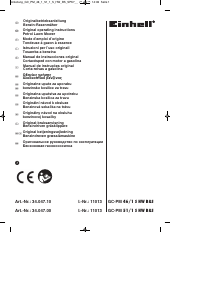 Mode d’emploi Einhell GC-PM 46/1 S HW B&S Tondeuse à gazon