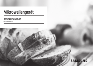 Bedienungsanleitung Samsung MS32DG4504GT Mikrowelle