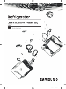 Bruksanvisning Samsung BRD27713EWW Kylskåp