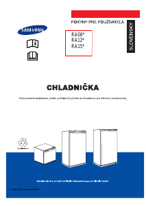 Návod Samsung RA15CCSWQN Chladnička