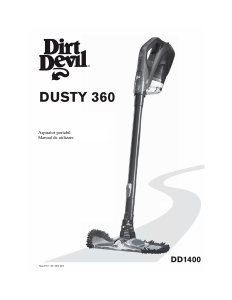 Manual Dirt Devil DD1400 Dusty 360 Aspirator
