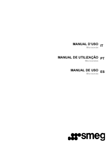 Manual Smeg MP822NAO Micro-onda