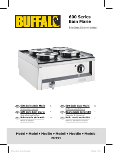 Mode d’emploi Buffalo FU291 Bain-marie