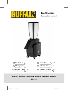 Bedienungsanleitung Buffalo CH919 Standmixer
